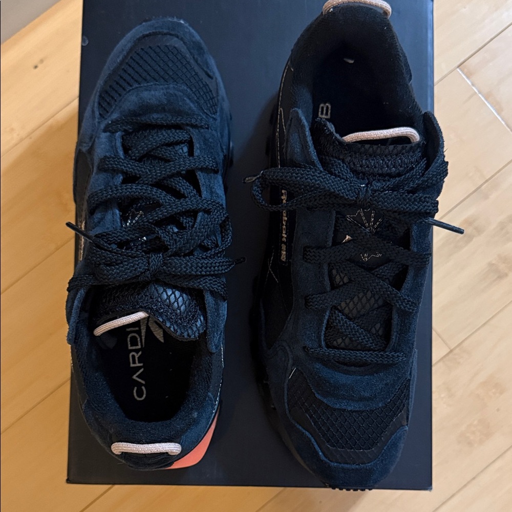 Women's Cardi B,  X Reebok classic leather sneakers. Size 9